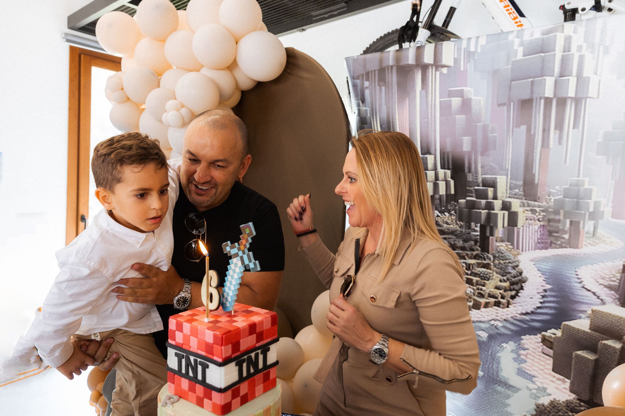 Minecraft Birthday in Mallorca - Professional children's party service by Phantasie Events featuring birthday themes and entertainment