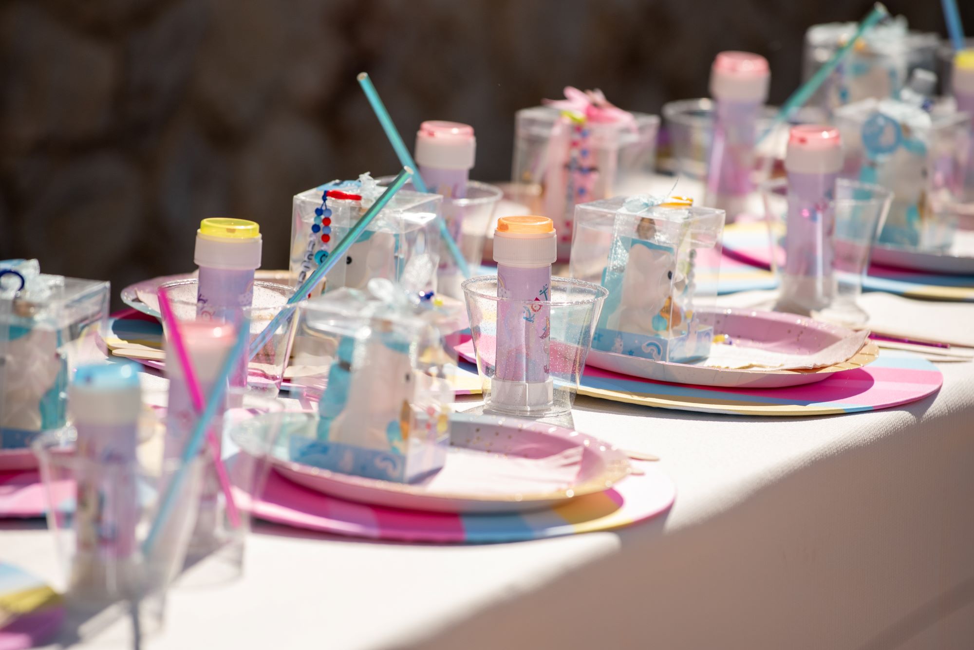 Table Decoration in Mallorca - Professional children's party service by Phantasie Events featuring birthday themes and entertainment